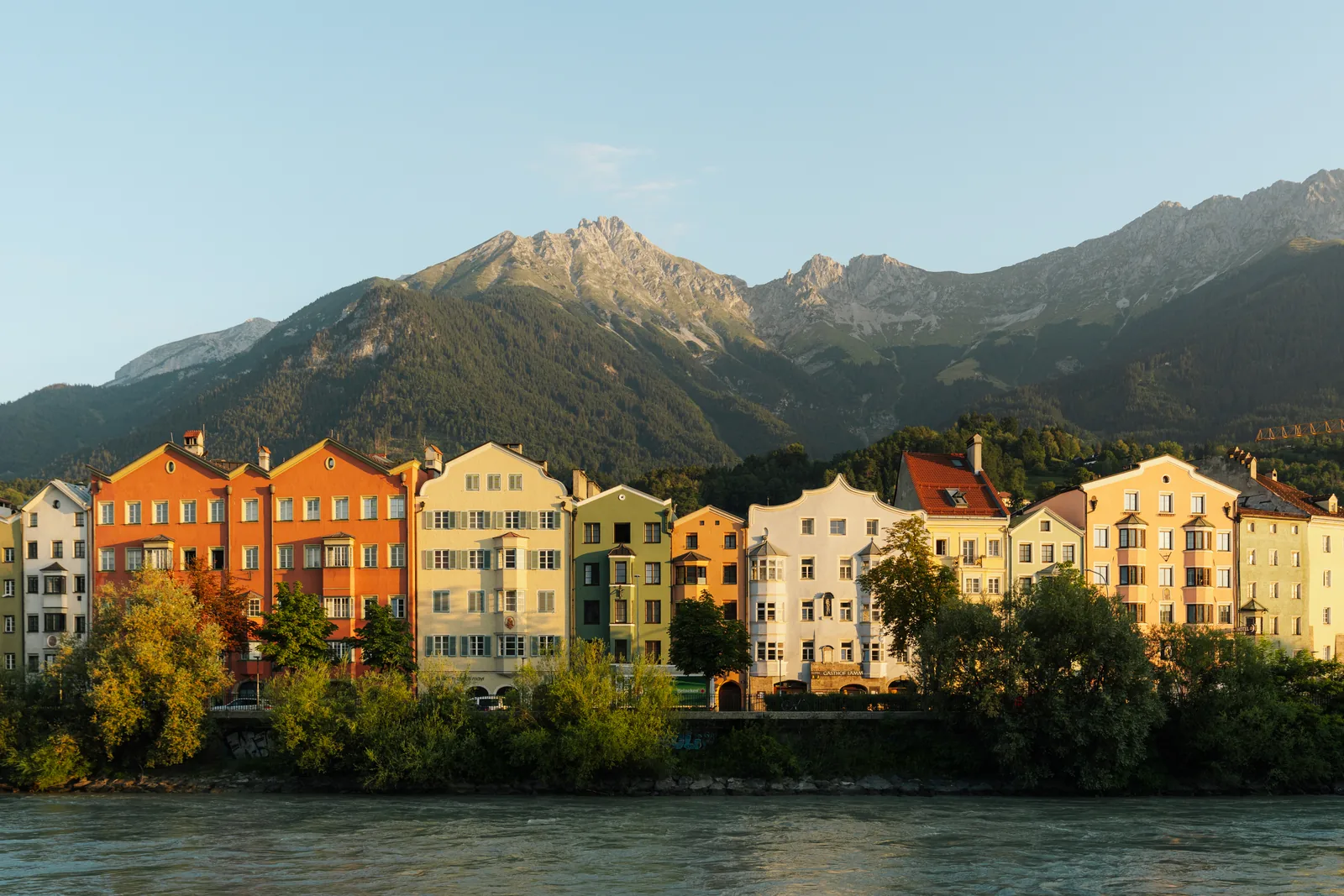 Innsbruck mit Blick auf die Nordkette