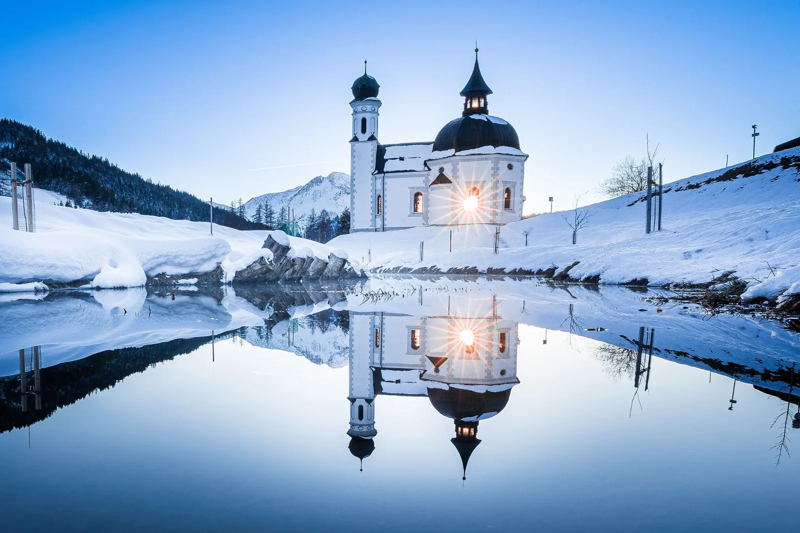 Seekirchl in Seefeld im Winter